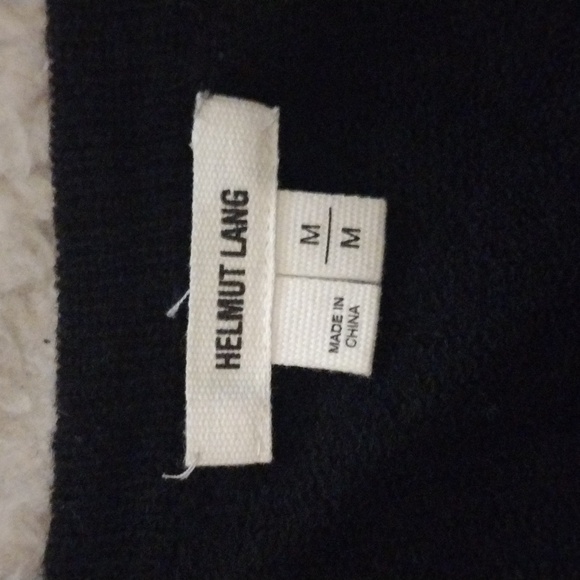 Helmut Lang Black Asymmetrical Poncho Sweater - Picture 2 of 5
